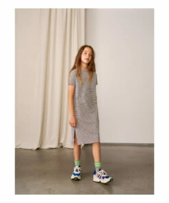 Bellerose Elegant Shop -Bellerose Elegant Shop cath striped dress white bellerose fashion teen children 1