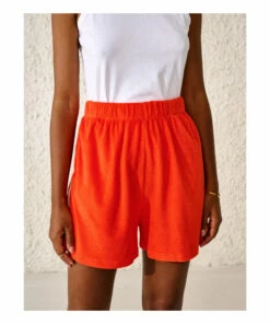 Chania Terry Cloth Shorts - Women’s Collection - Red Bellerose Fashion Adult -Bellerose Elegant Shop chania terry cloth shorts women rsquo s collection red bellerose fashion adult 2