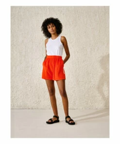 Chania Terry Cloth Shorts - Women’s Collection - Red Bellerose Fashion Adult