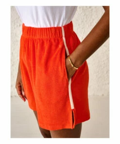 Chania Terry Cloth Shorts - Women’s Collection - Red Bellerose Fashion Adult -Bellerose Elegant Shop chania terry cloth shorts women rsquo s collection red bellerose fashion adult 3