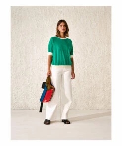 Chila Terry Cloth Sweatshirt - Women’s Collection - Green Bellerose Fashion Adult