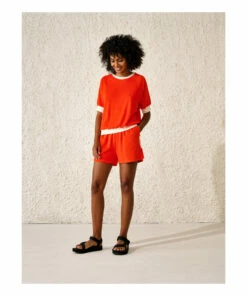 Chila Terry Cloth Sweatshirt - Women’s Collection - Red Bellerose Fashion Adult