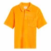 Clim Terry Cloth Polo Shirt Orange Bellerose Fashion Teen, Children