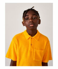Clim Terry Cloth Polo Shirt Orange Bellerose Fashion Teen, Children 10 Clim Terry Cloth Polo Shirt Orange Bellerose Fashion Teen, Children -Bellerose Elegant Shop clim terry cloth polo shirt orange bellerose fashion teen children 3
