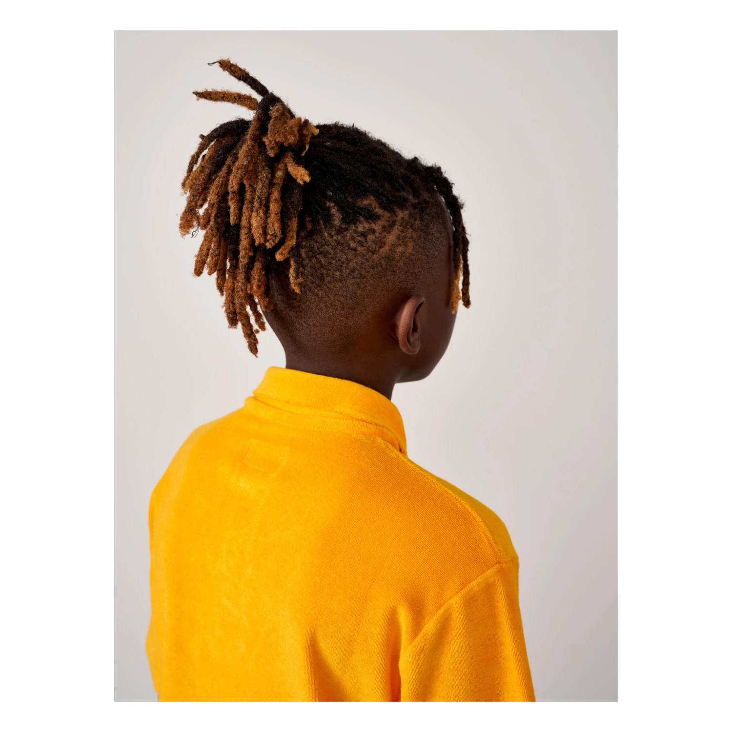 Clim Terry Cloth Polo Shirt Orange Bellerose Fashion Teen, Children 5 Clim Terry Cloth Polo Shirt Orange Bellerose Fashion Teen, Children - Image 5