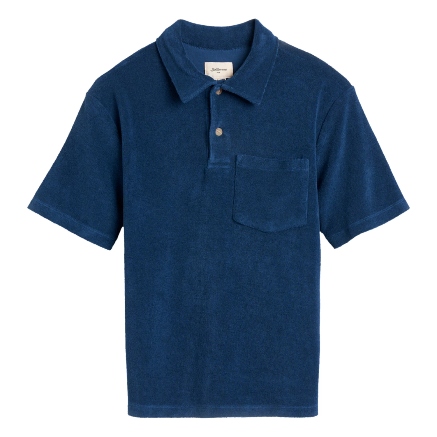 Clim Terry Cloth Polo Shirt Peacock blue Bellerose Fashion Teen, Children 1 Clim Terry Cloth Polo Shirt Peacock blue Bellerose Fashion Teen, Children