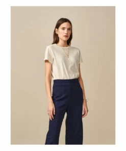 Covi T-shirt - Women's Collection - Heather white Bellerose Fashion Adult -Bellerose Elegant Shop covi t shirt women s collection covi t shirt women s collection heather white bellerose fashion adult 2