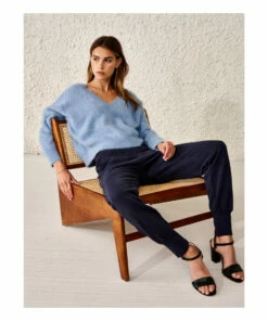 Datev Angora Jumper - Women’s Collection - Blue Bellerose Fashion Adult 9 Datev Angora Jumper - Women’s Collection - Blue Bellerose Fashion Adult -Bellerose Elegant Shop datev angora jumper women rsquo s collection blue bellerose fashion adult 2