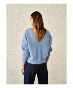 Datev Angora Jumper - Women’s Collection - Blue Bellerose Fashion Adult 13 Datev Angora Jumper - Women’s Collection - Blue Bellerose Fashion Adult -Bellerose Elegant Shop datev angora jumper women rsquo s collection blue bellerose fashion adult 6