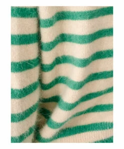 Dator Striped Angora Wool Jumper - Women’s Collection - Bellerose Fashion Adult -Bellerose Elegant Shop dator striped angora wool jumper women rsquo s collection bellerose fashion adult 3