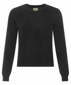 Datti Angora Jumper - Women's Collection - Black Bellerose Fashion Adult