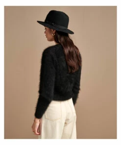Datti Angora Jumper - Women's Collection - Black Bellerose Fashion Adult -Bellerose Elegant Shop datti angora jumper women s collection datti angora jumper women s collection black bellerose fashion adult 5