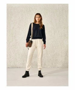 Delen Merino Wool Jumper - Women’s Collection - Navy blue Bellerose Fashion Adult