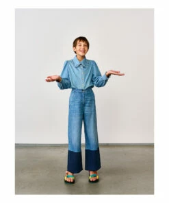 Denim Shirt Blue Bellerose Fashion Teen, Children -Bellerose Elegant Shop denim shirt blue bellerose fashion teen children 2