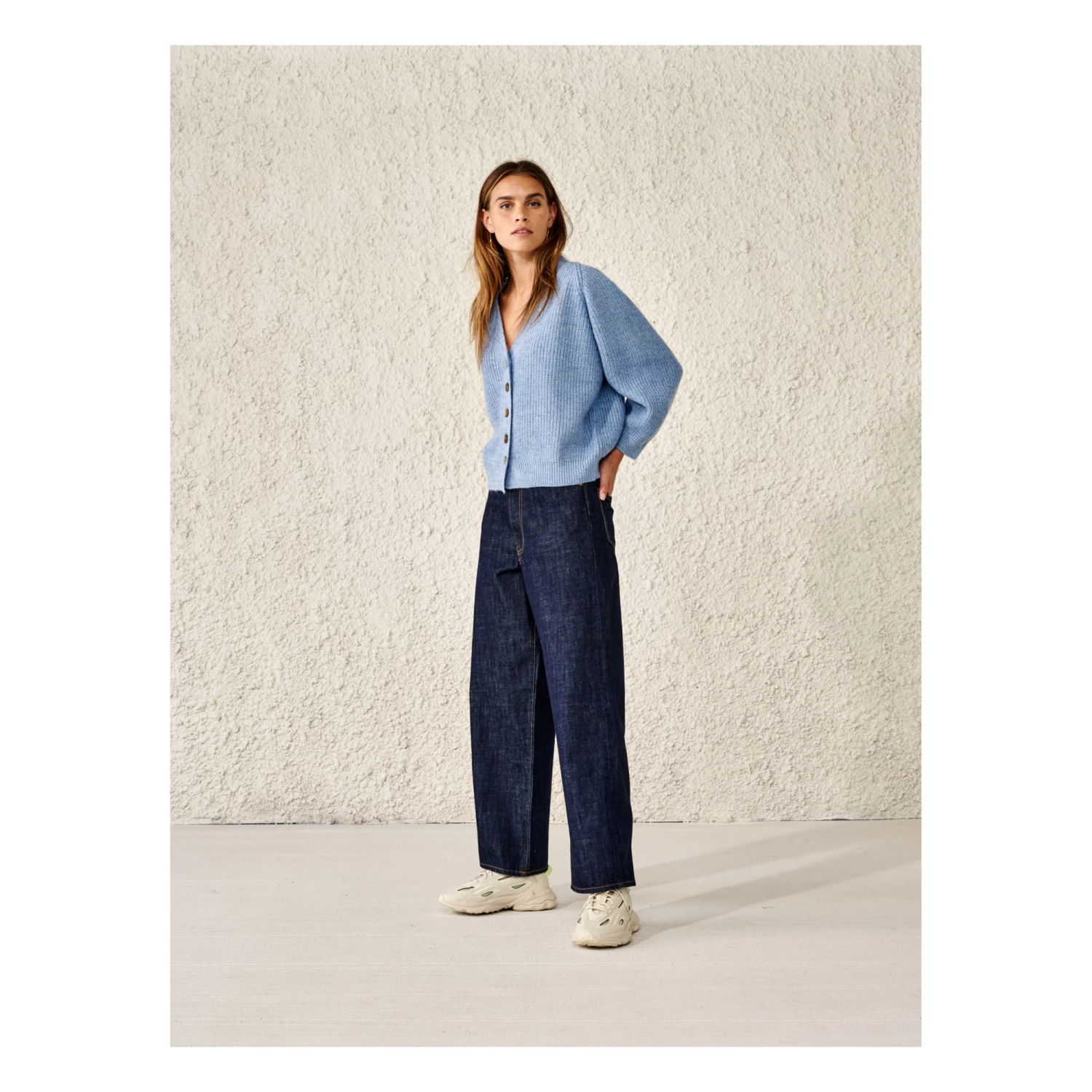 Dosany Cardigan - Women’s Collection - Blue Bellerose Fashion Adult 2 Dosany Cardigan - Women’s Collection - Blue Bellerose Fashion Adult - Image 2