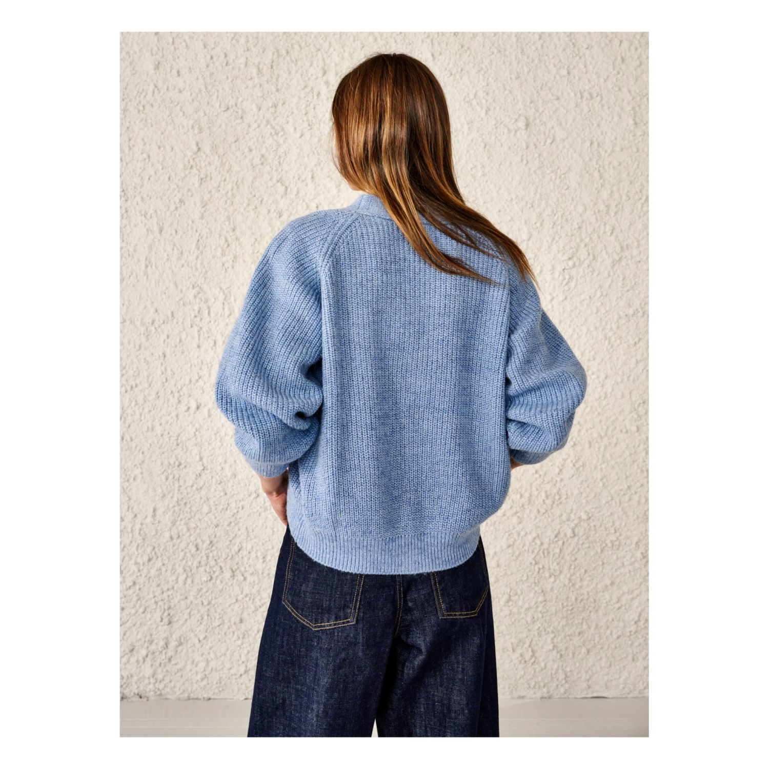 Dosany Cardigan - Women’s Collection - Blue Bellerose Fashion Adult 6 Dosany Cardigan - Women’s Collection - Blue Bellerose Fashion Adult - Image 6