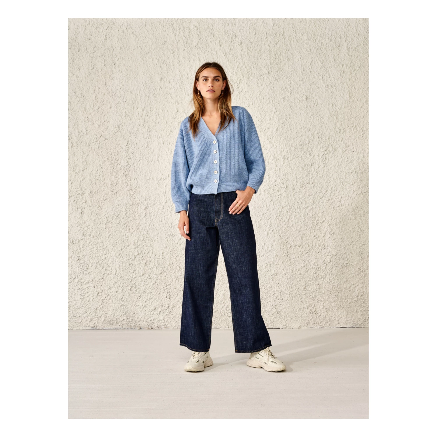 Dosany Cardigan - Women’s Collection - Blue Bellerose Fashion Adult 1 Dosany Cardigan - Women’s Collection - Blue Bellerose Fashion Adult