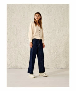 Dosany Cardigan - Women&rsquo;s Collection - Ecru Bellerose Fashion Adult -Bellerose Elegant Shop dosany cardigan women rsquo s collection ecru bellerose fashion adult 2