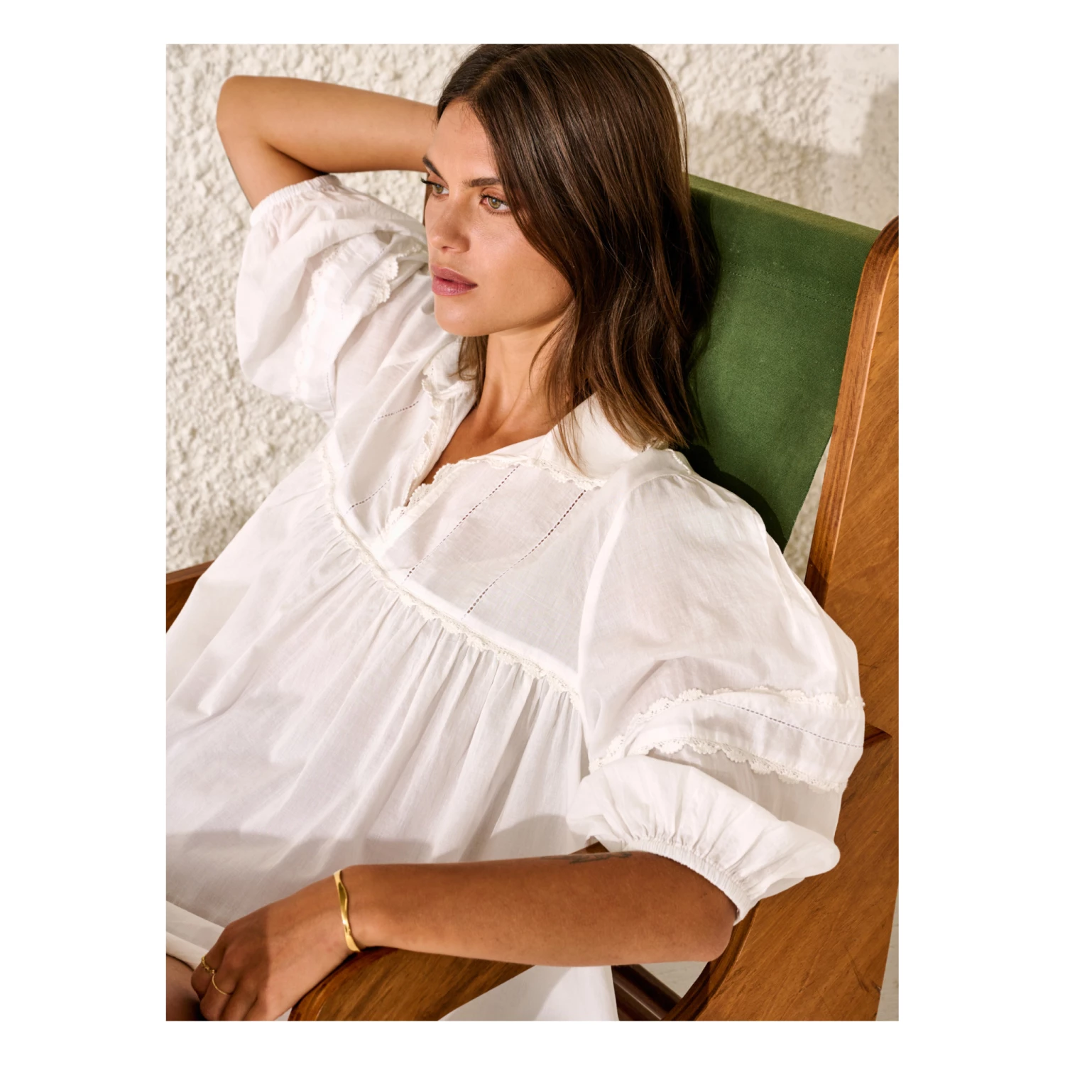 Doushka Blouse - Women’s Collection - Natural Bellerose Fashion Adult 3 Doushka Blouse - Women’s Collection - Natural Bellerose Fashion Adult - Image 3