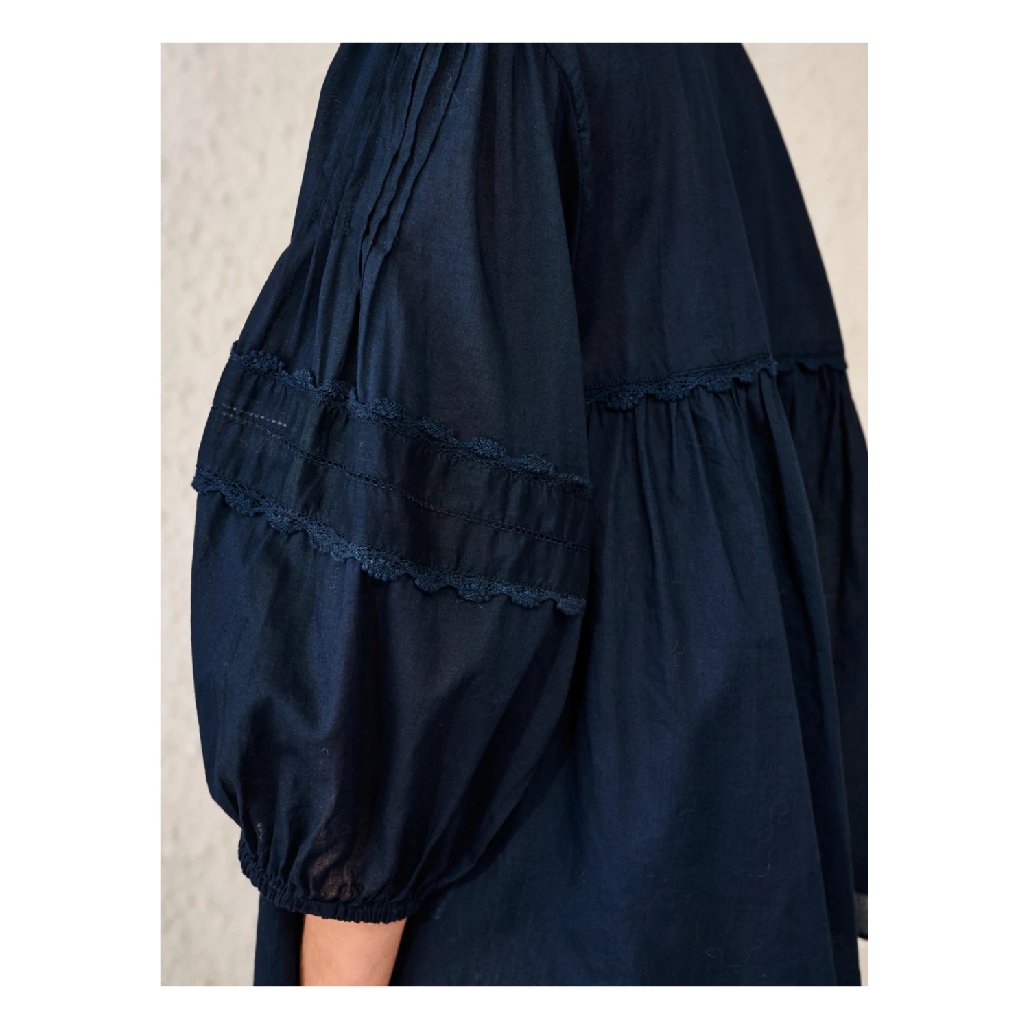 Doushka Blouse - Women’s Collection - Navy blue Bellerose Fashion Adult 3 Doushka Blouse - Women’s Collection - Navy blue Bellerose Fashion Adult - Image 3