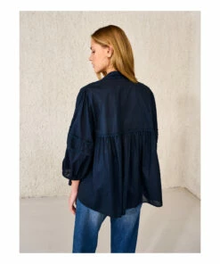 Doushka Blouse - Women’s Collection - Navy blue Bellerose Fashion Adult 11 Doushka Blouse - Women’s Collection - Navy blue Bellerose Fashion Adult -Bellerose Elegant Shop doushka blouse women rsquo s collection navy blue bellerose fashion adult 5