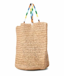 Eleonor Raffia Tote Bag - Women’s Collection - Natural Bellerose Fashion Adult -Bellerose Elegant Shop eleonor raffia tote bag women rsquo s collection natural bellerose fashion adult 5