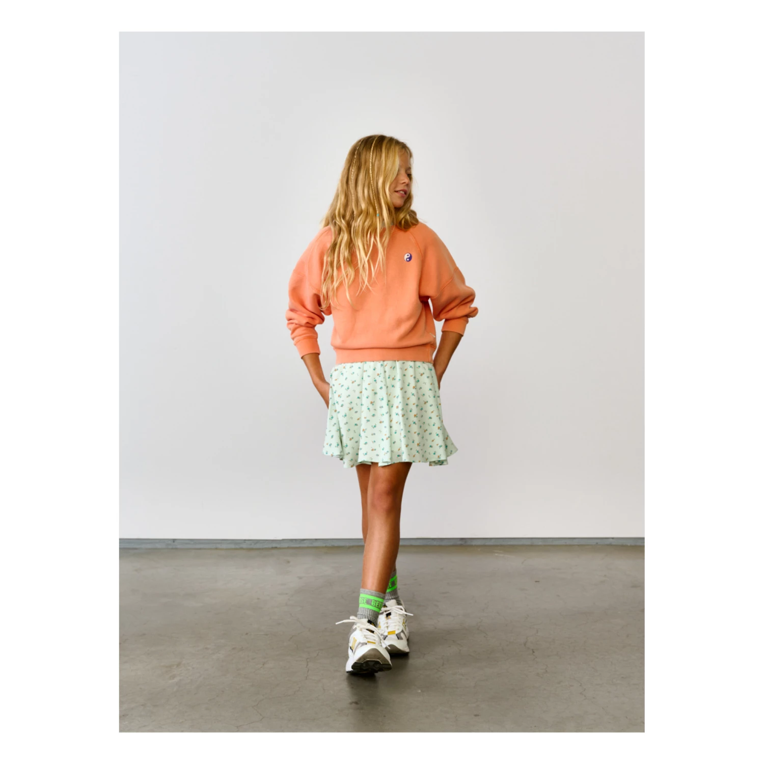 Fade Sweatshirt Orange Bellerose Fashion Teen, Children 6 Fade Sweatshirt Orange Bellerose Fashion Teen, Children - Image 6