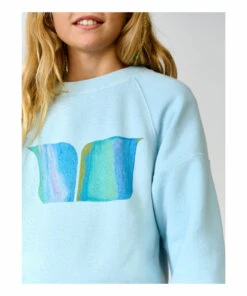 Fade Sweatshirt Pale blue Bellerose Fashion Teen, Children 10 Fade Sweatshirt Pale blue Bellerose Fashion Teen, Children -Bellerose Elegant Shop fade sweatshirt pale blue bellerose fashion teen children 3