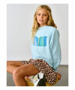Fade Sweatshirt Pale blue Bellerose Fashion Teen, Children 11 Fade Sweatshirt Pale blue Bellerose Fashion Teen, Children -Bellerose Elegant Shop fade sweatshirt pale blue bellerose fashion teen children 4
