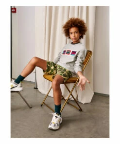 Fago Sweatshirt Light eather grey Bellerose Fashion Teen, Children -Bellerose Elegant Shop fago sweatshirt light eather grey bellerose fashion teen children 3