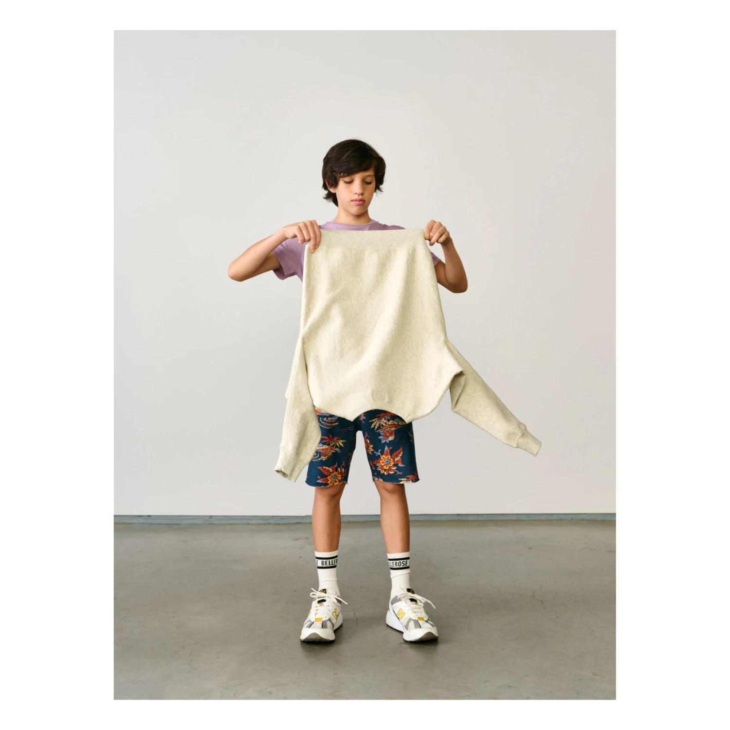 Fago Sweatshirt Light grey Bellerose Fashion Teen, Children 6 Fago Sweatshirt Light grey Bellerose Fashion Teen, Children - Image 6