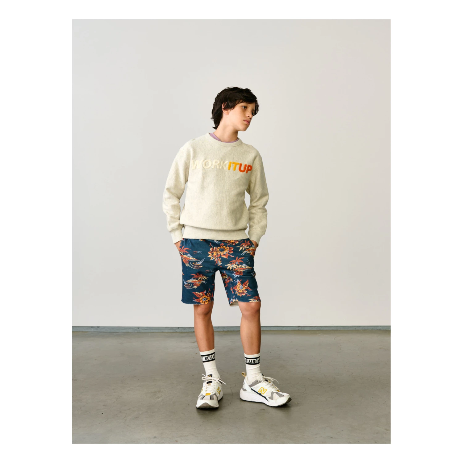 Fago Sweatshirt Light grey Bellerose Fashion Teen, Children 1 Fago Sweatshirt Light grey Bellerose Fashion Teen, Children