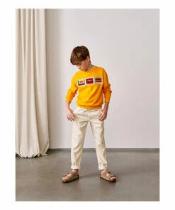 Fago Sweatshirt Orange Bellerose Fashion Teen, Children -Bellerose Elegant Shop fago sweatshirt orange bellerose fashion teen children 2