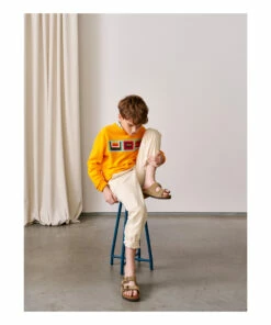 Fago Sweatshirt Orange Bellerose Fashion Teen, Children -Bellerose Elegant Shop fago sweatshirt orange bellerose fashion teen children 4