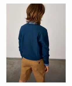 Fago Sweatshirt Peacock blue Bellerose Fashion Teen, Children -Bellerose Elegant Shop fago sweatshirt peacock blue bellerose fashion teen children 4