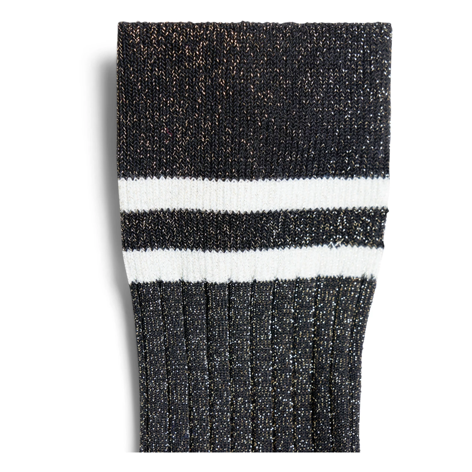 Farly Organic Cotton Glitter Socks - Women’s Collection - Black Bellerose Fashion Adult 2 Farly Organic Cotton Glitter Socks - Women’s Collection - Black Bellerose Fashion Adult - Image 2