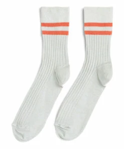 Farly Organic Cotton Glitter Socks - Women’s Collection - Ecru Bellerose Fashion Adult