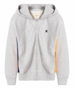 Faz Zip-Up Hoodie Grey Bellerose Fashion Teen, Children