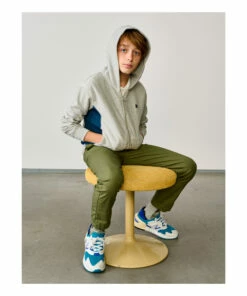 Faz Zip-Up Hoodie Grey Bellerose Fashion Teen, Children -Bellerose Elegant Shop faz zip up hoodie grey bellerose fashion teen children 3