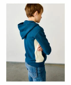 Faz Zip-Up Hoodie Peacock blue Bellerose Fashion Teen, Children 12 Faz Zip-Up Hoodie Peacock blue Bellerose Fashion Teen, Children -Bellerose Elegant Shop faz zip up hoodie peacock blue bellerose fashion teen children 4