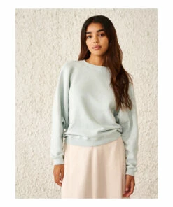 Fella Sweatshirt - Women’s Collection - Light blue Bellerose Fashion Adult -Bellerose Elegant Shop fella sweatshirt women rsquo s collection light blue bellerose fashion adult 3