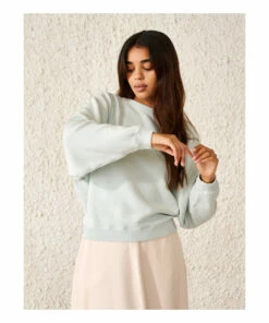 Fella Sweatshirt - Women’s Collection - Light blue Bellerose Fashion Adult -Bellerose Elegant Shop fella sweatshirt women rsquo s collection light blue bellerose fashion adult 4