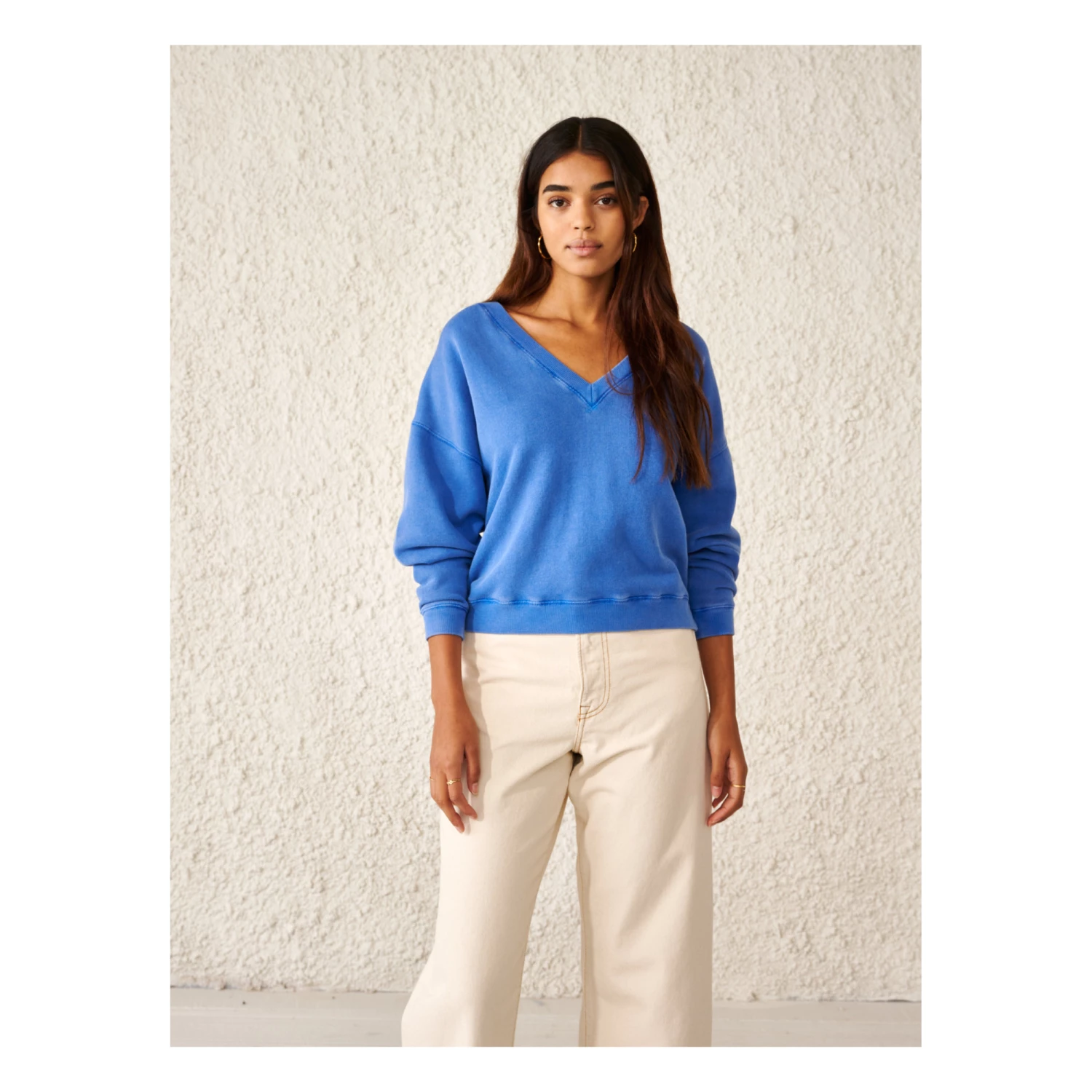 Fellow Sweatshirt - Women’s Collection - Blue Bellerose Fashion Adult 2 Fellow Sweatshirt - Women’s Collection - Blue Bellerose Fashion Adult - Image 2