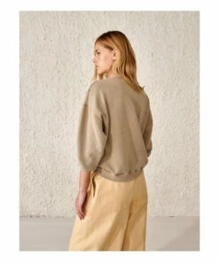 Fellow Sweatshirt - Women’s Collection - Khaki Bellerose Fashion Adult -Bellerose Elegant Shop fellow sweatshirt women rsquo s collection khaki bellerose fashion adult 6