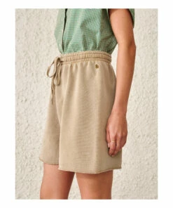 Figui Fleece Shorts - Women&rsquo;s Collection - Beige Bellerose Fashion Adult -Bellerose Elegant Shop figui fleece shorts women rsquo s collection beige bellerose fashion adult 4