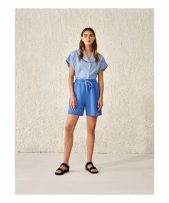 Figui Fleece Shorts - Women’s Collection - Blue Bellerose Fashion Adult
