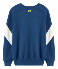 Firsty Vintage College Sweatshirt Blue Bellerose Fashion Teen, Children -Bellerose Elegant Shop firsty vintage college sweatshirt blue bellerose fashion teen children 7