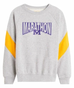 Firsty Vintage College Sweatshirt Grey Bellerose Fashion Teen, Children