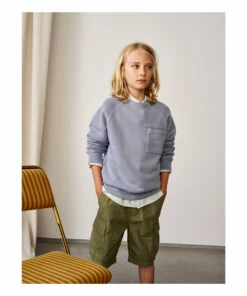 Fiuk Jumper Grey blue Bellerose Fashion Teen, Children -Bellerose Elegant Shop fiuk jumper grey blue bellerose fashion teen children 3