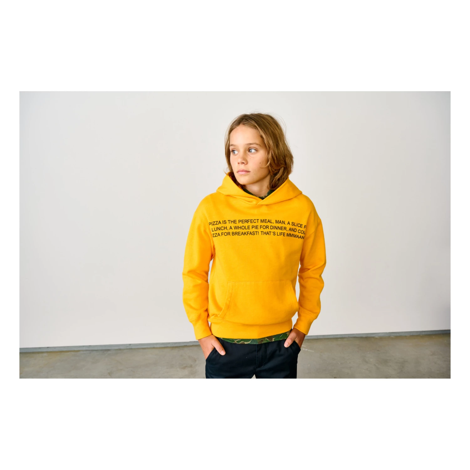Food Hoodie Orange Bellerose Fashion Teen, Children 2 Food Hoodie Orange Bellerose Fashion Teen, Children - Image 2